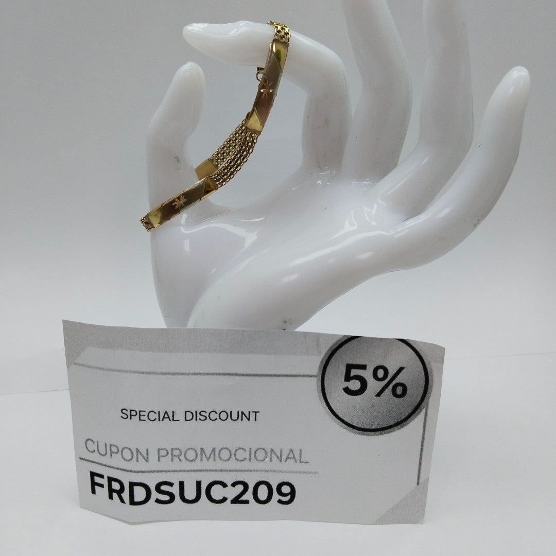 PULSERA ORO 10 K 4.2 GRMS (SEMINUEVO)