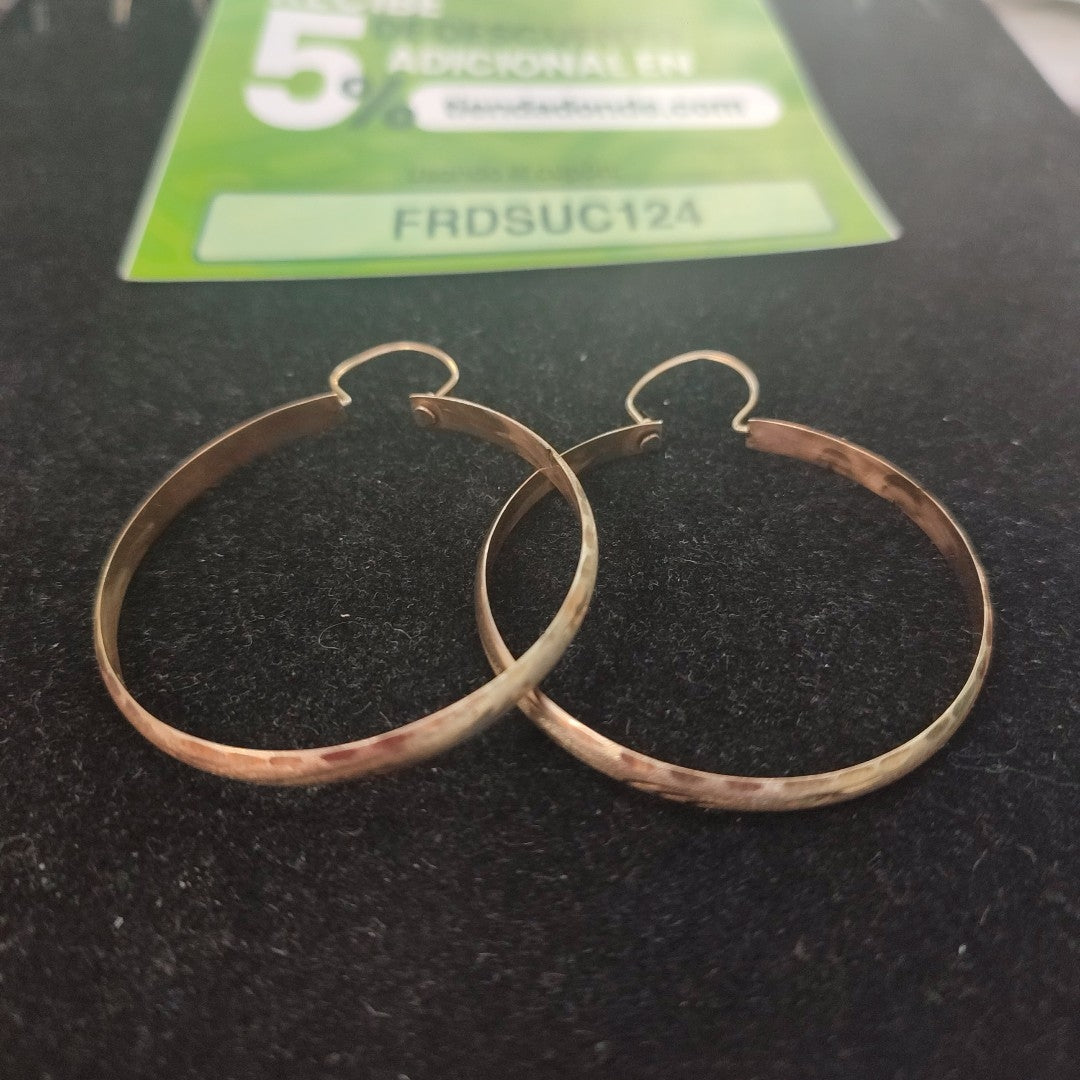 ARRACADAS PAR ORO 8 K 5 GRMS (SEMINUEVO)