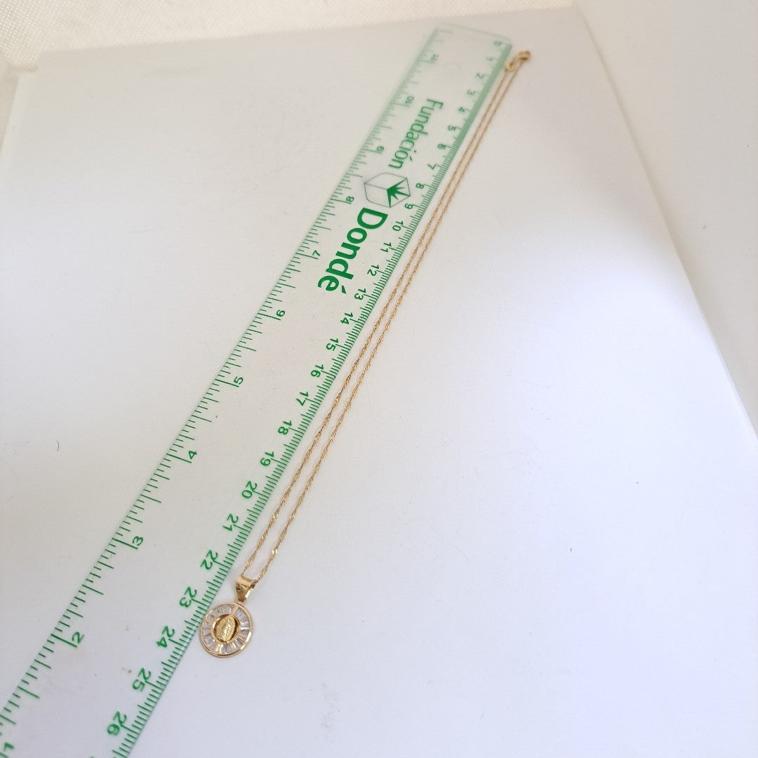 CADENA, DIJE ORO 10 K 2 GRMS (SEMINUEVO)