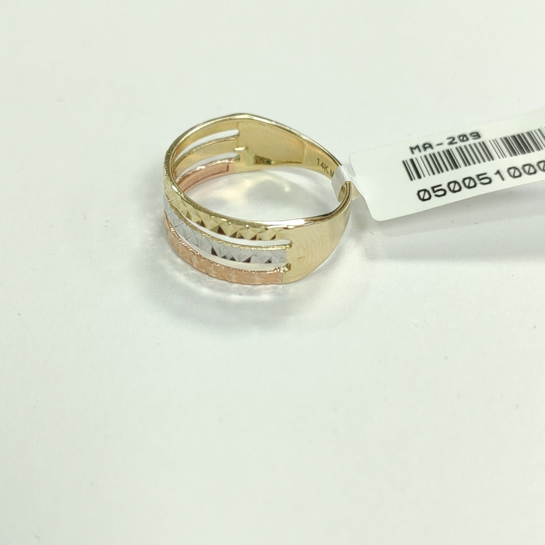 ANILLOS DAMA ORO 14K 2 (NUEVO)