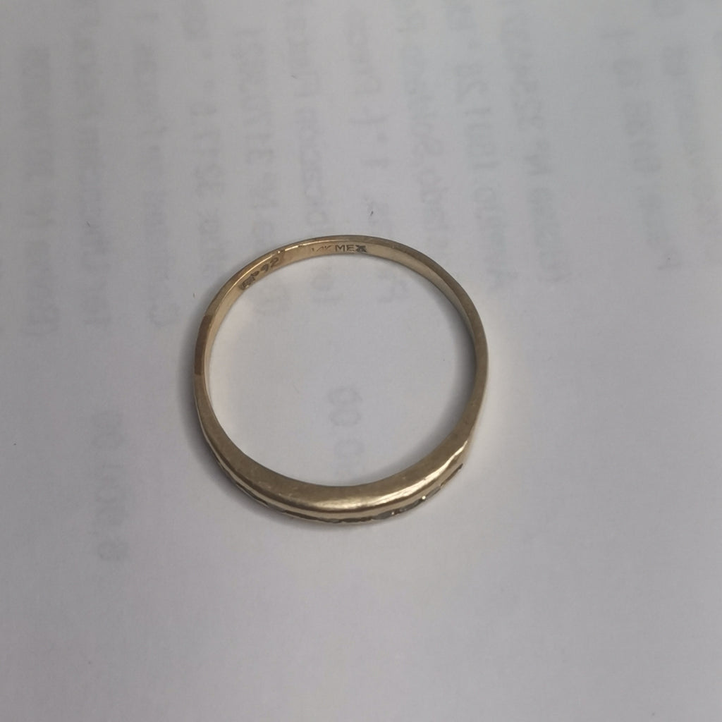 ANILLITO ORO 14 K 1.5 GRMS (SEMINUEVO)