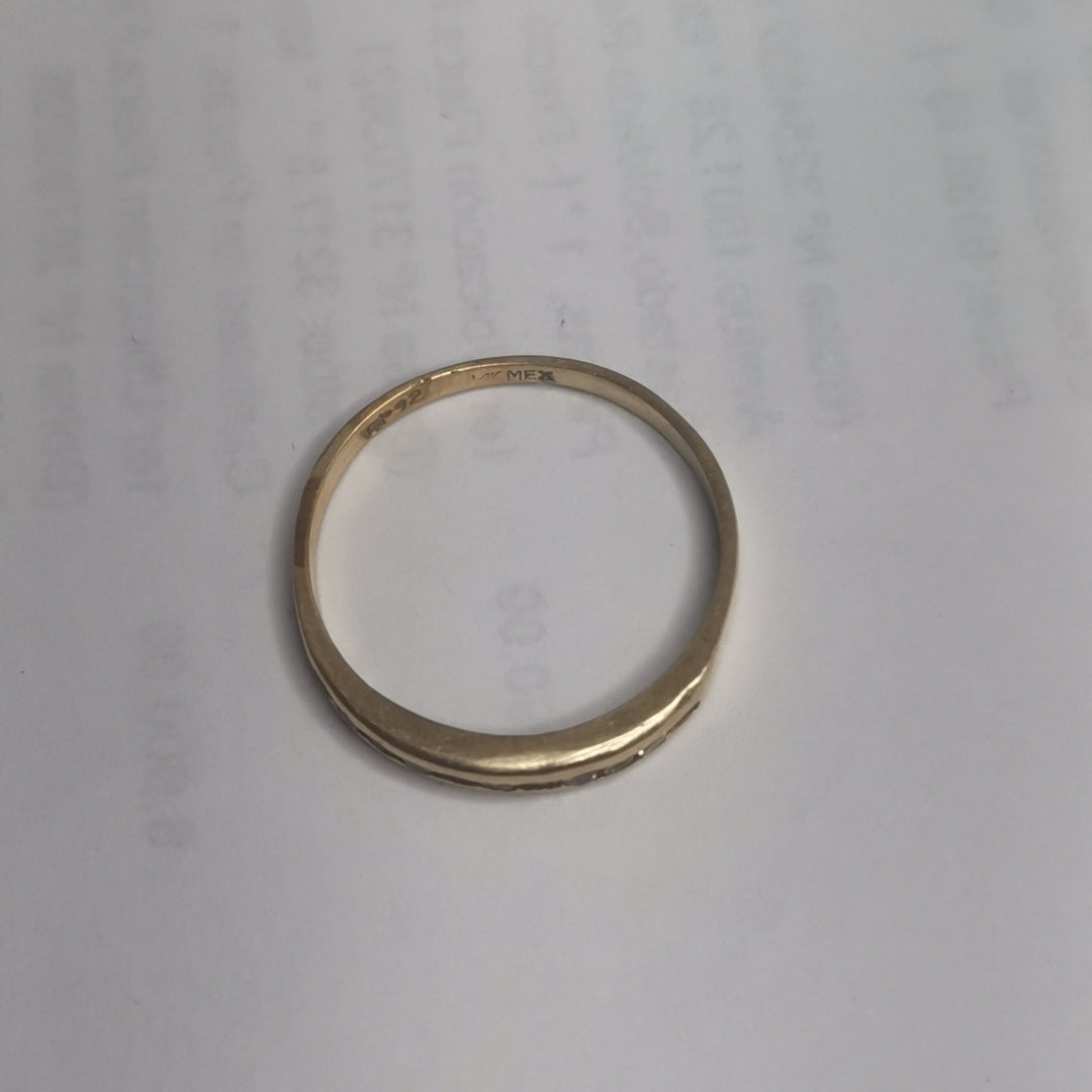 ANILLITO ORO 14 K 1.5 GRMS (SEMINUEVO)