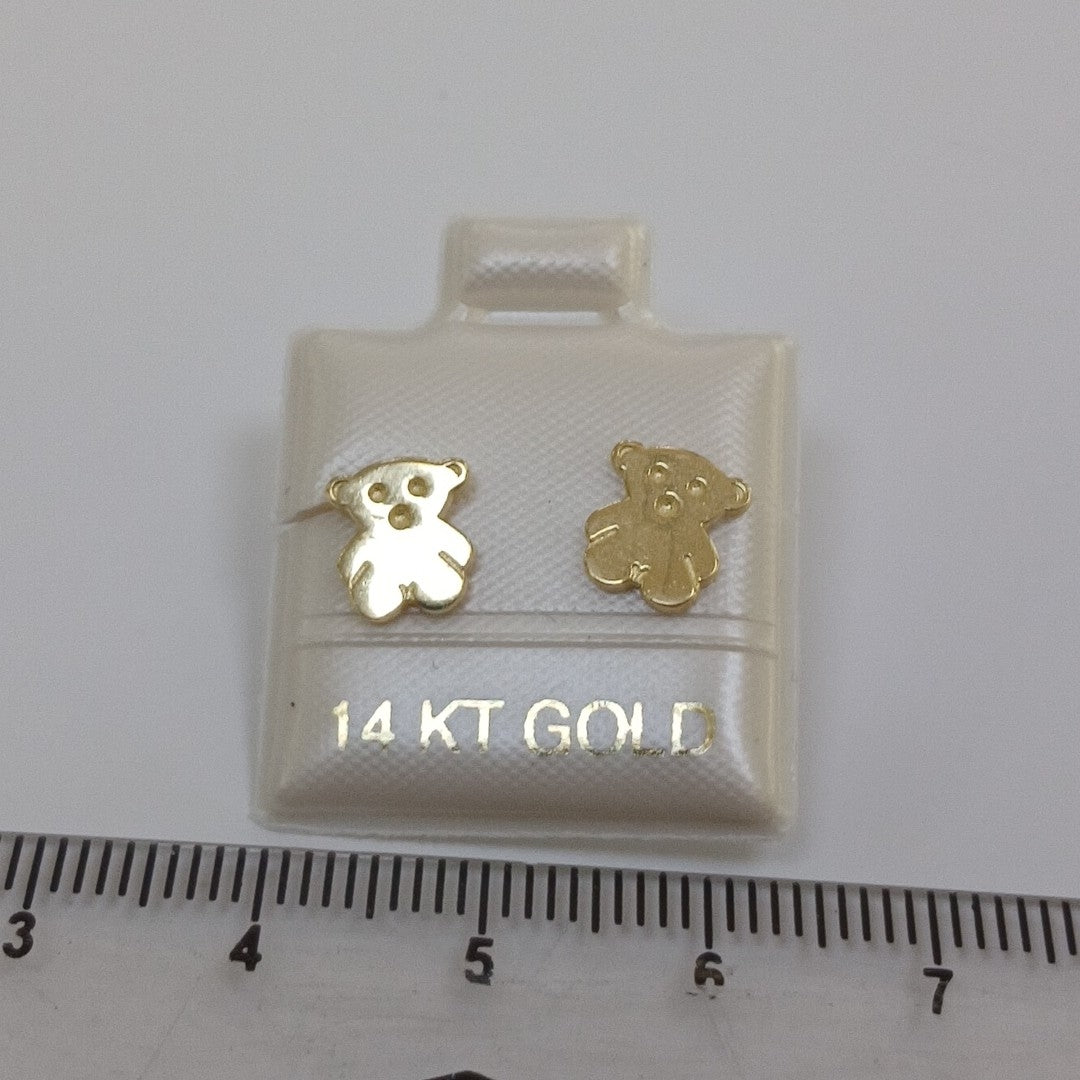BROQUELES ORO 14K 1 (NUEVO)