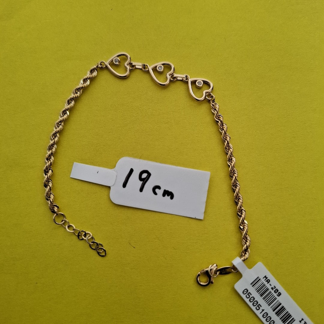 PULSERAS DAMA ORO 14K 2.6 (NUEVO)