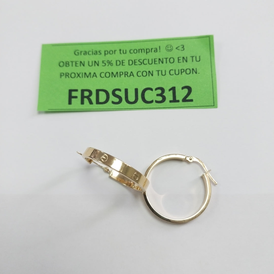 ARRACADAS ORO 14K 1.9 (NUEVO)