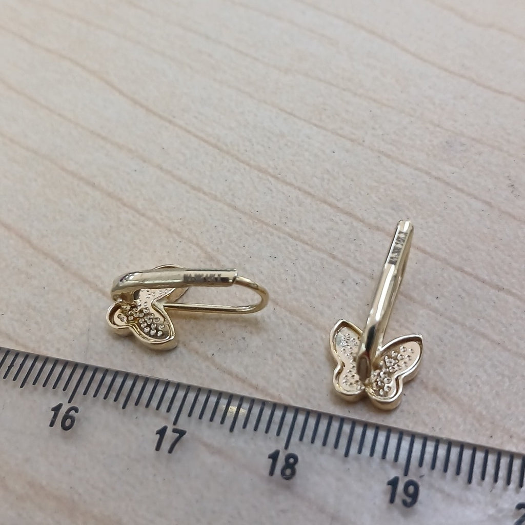 BROQUELES ORO 14K 1.8 (NUEVO)