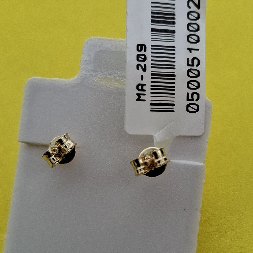 BROQUELES ORO 14K 1.9 (NUEVO)