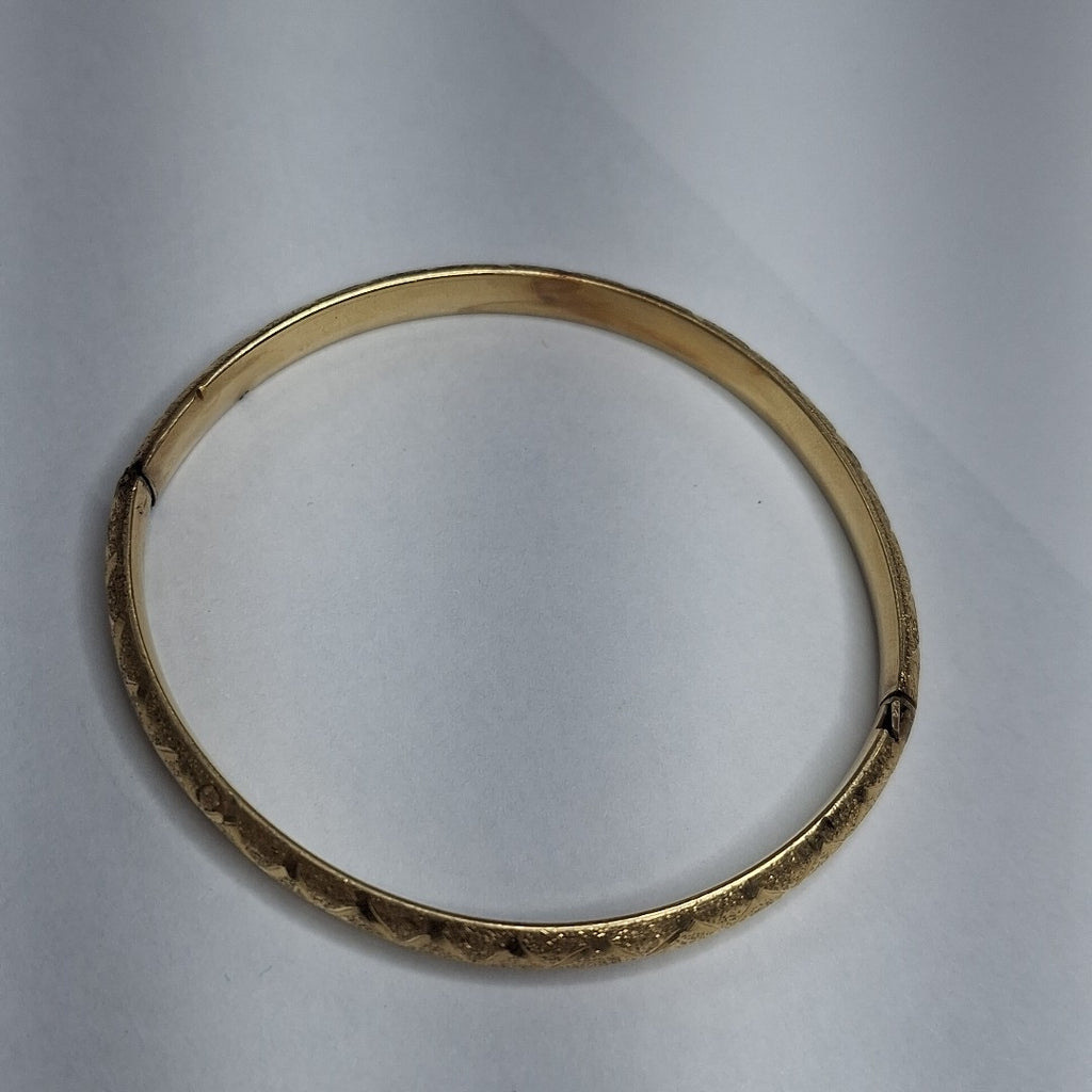 PULSERA RIGIDA ORO 14 K 9.9 GRMS (SEMINUEVO)