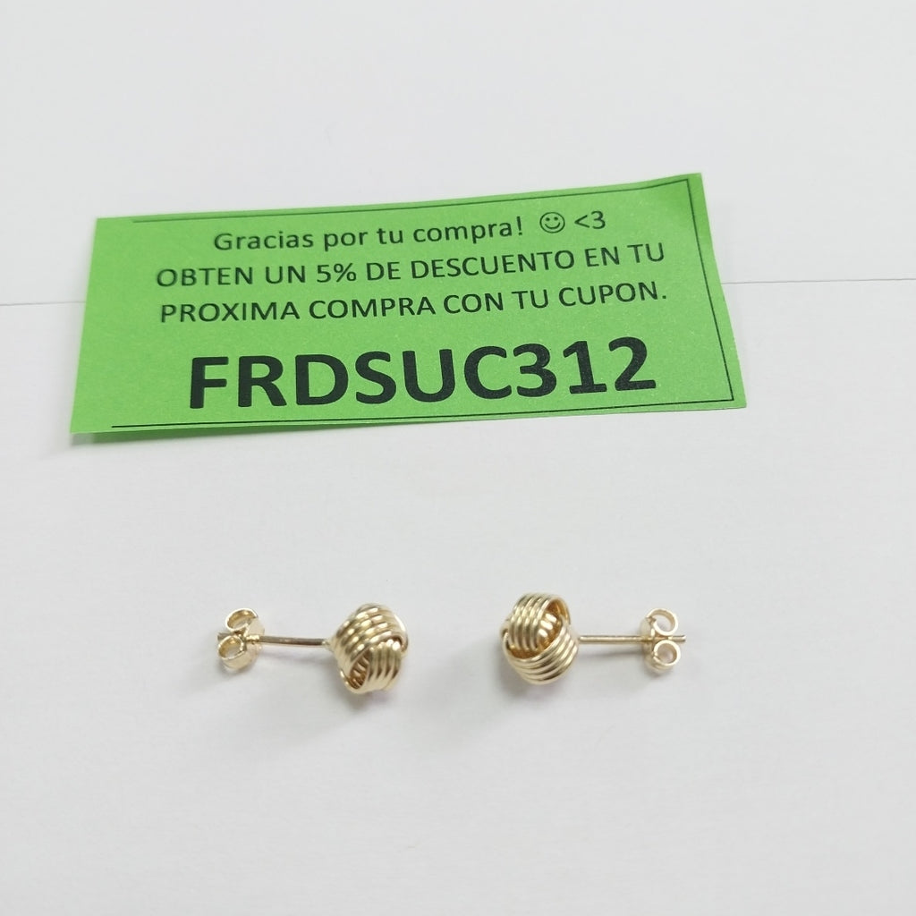 BROQUELES ORO 14K 1.6 (NUEVO)