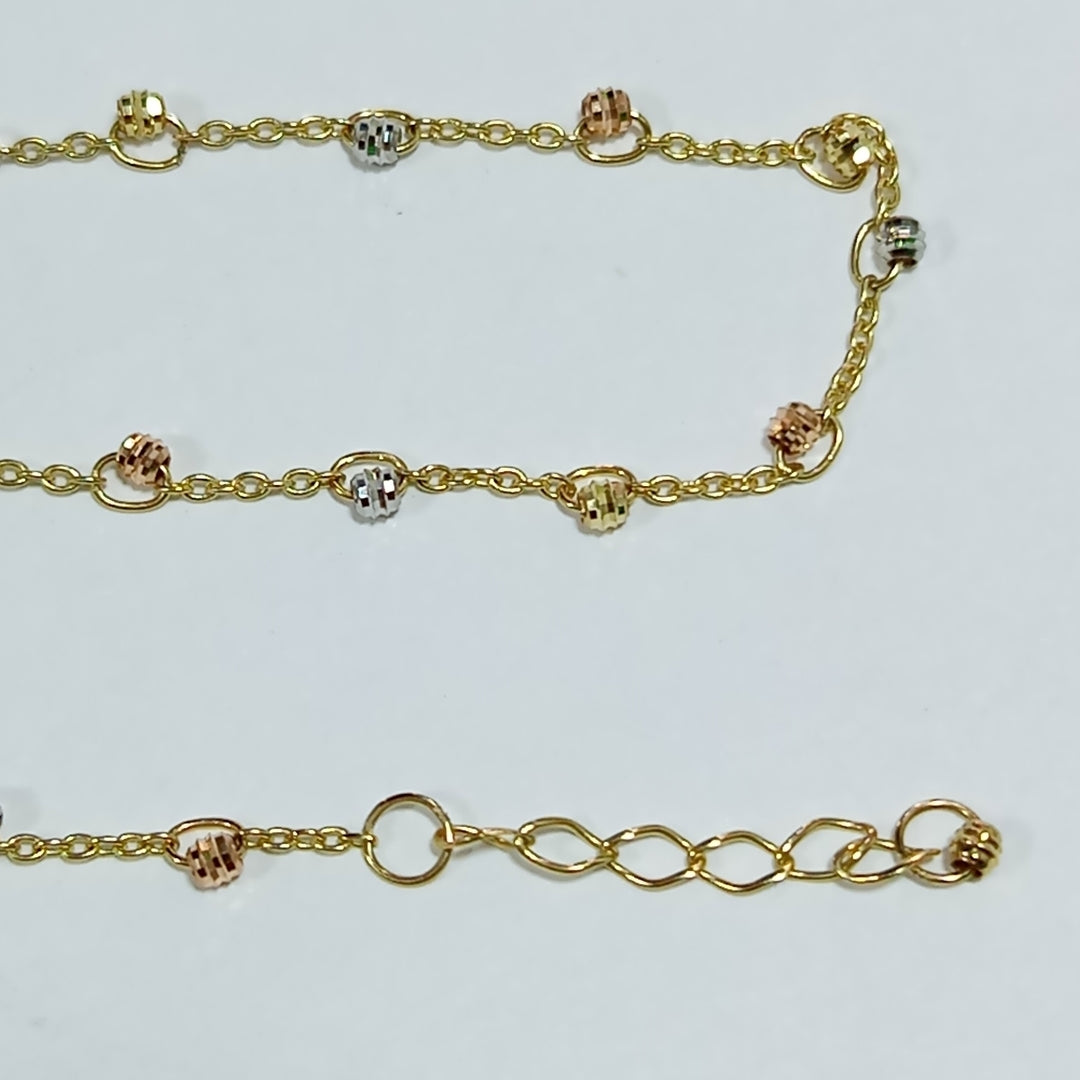 PULSERAS DAMA ORO 14K 1.1 (NUEVO)