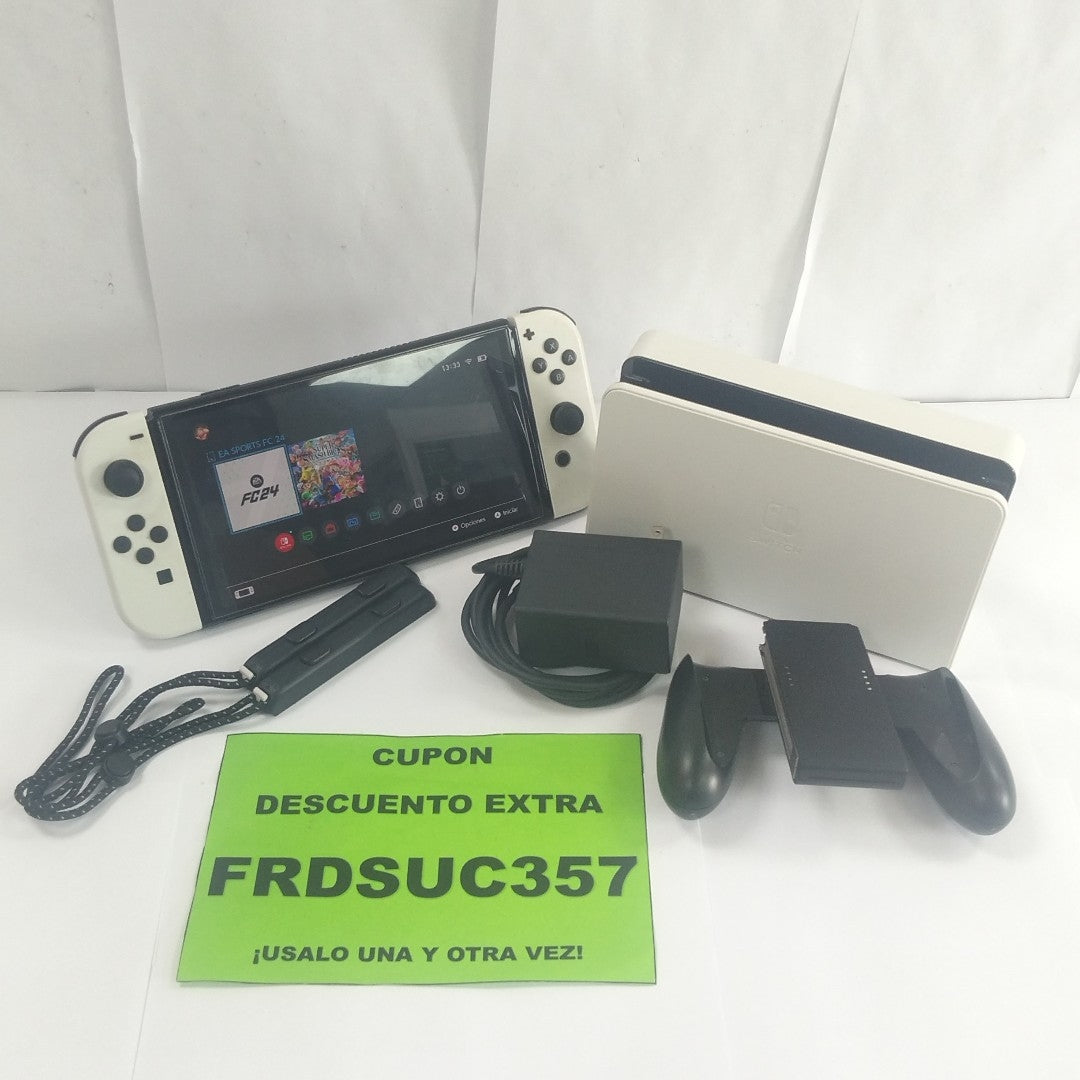 CONSOLA DE VIDEOJUEGO NINTENDO SWITCH OLED 64 GB (SEMINUEVO)
