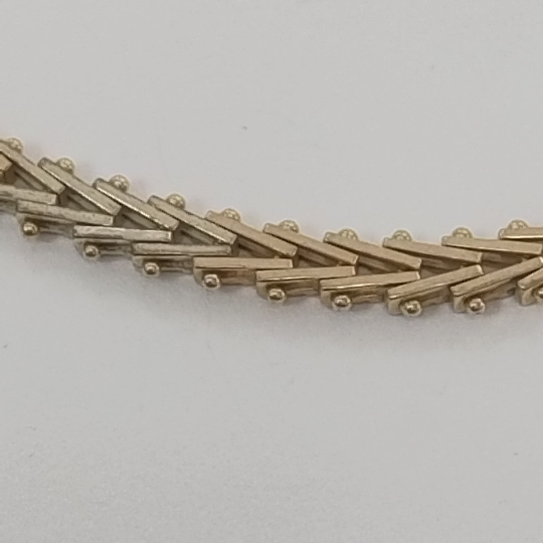 PULSERA ORO, ORO COMBINADO 8 K 9.1 GRMS (SEMINUEVO)