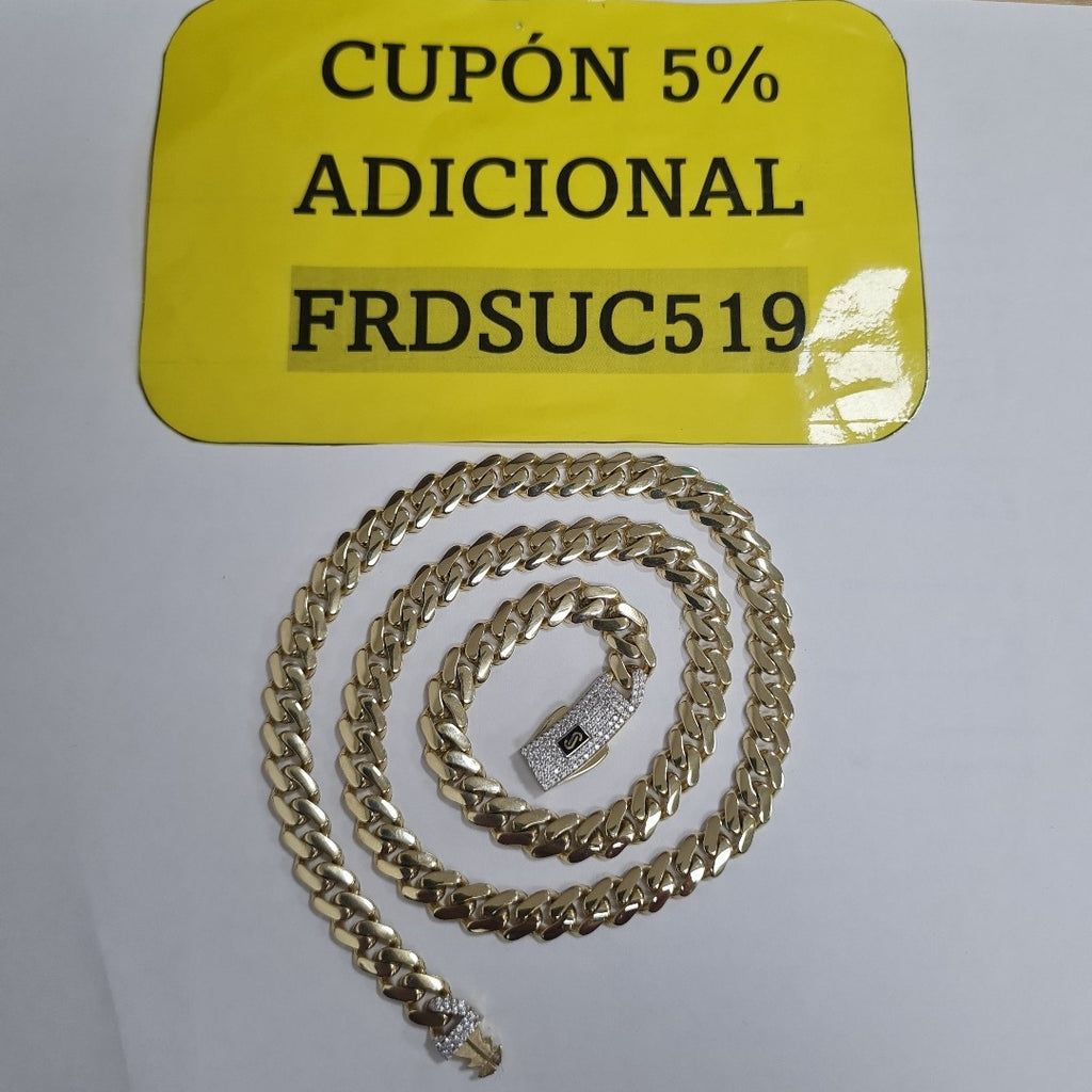 CADENA MONACO ORO 14K 26.8 (NUEVO)