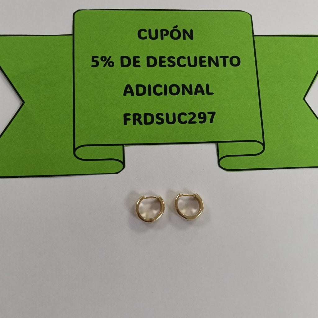 HUGGIES ORO 14K 1.3 (NUEVO)