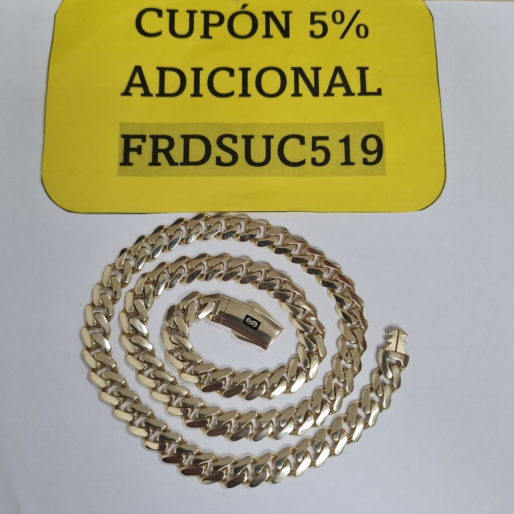CADENA MONACO ORO 14K 31.2 (NUEVO)