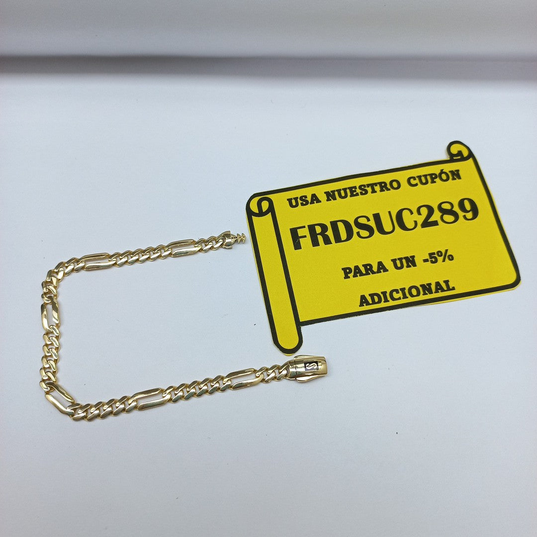 PULSERA MONACO ORO 14K 5 (NUEVO)