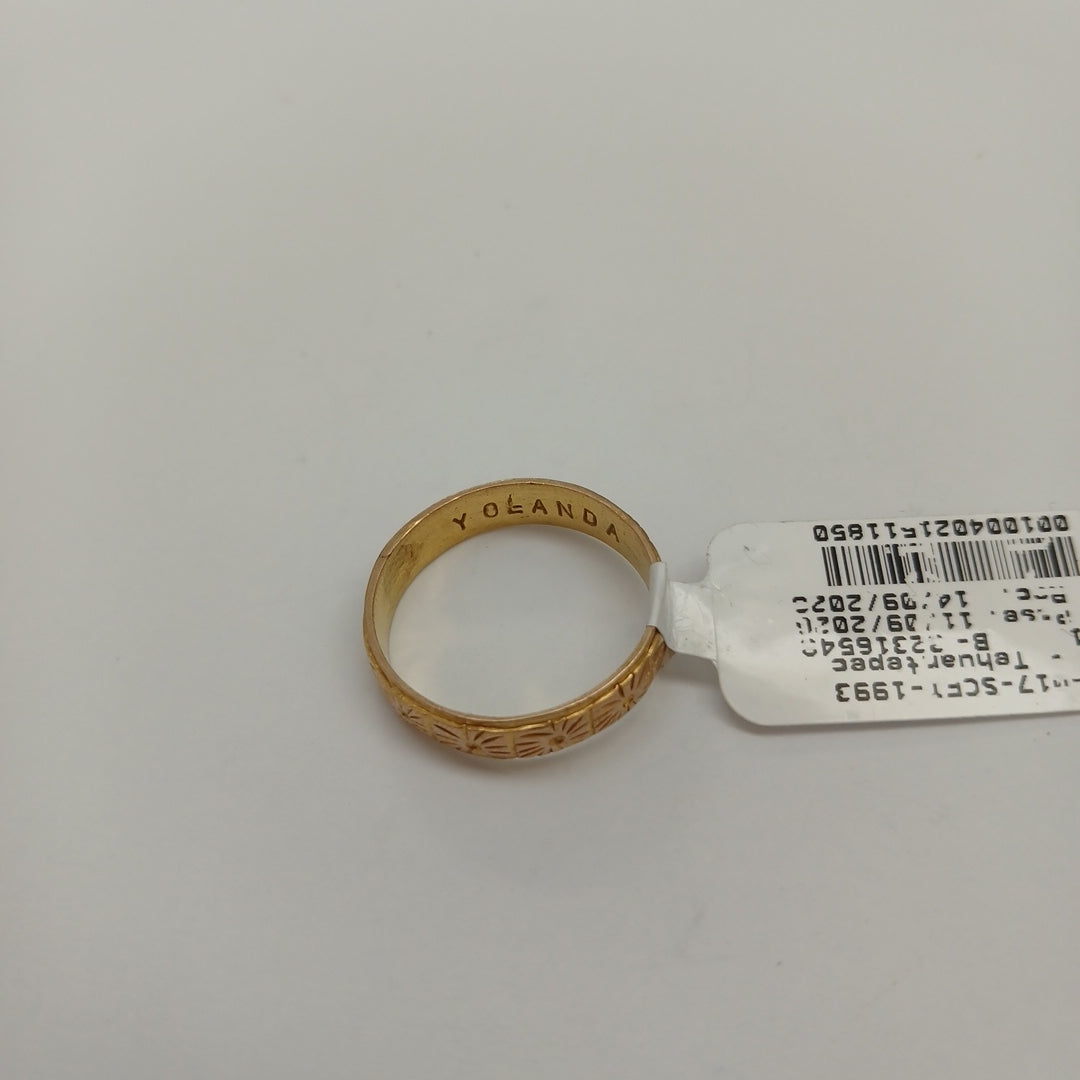 ARGOLLA ORO 10 K 3.5 GRMS (SEMINUEVO)