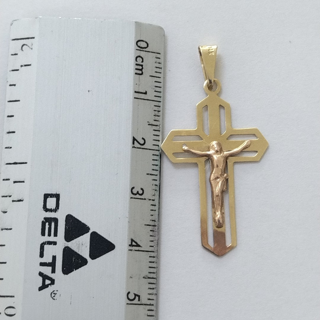 CRUZ,DIJE ORO 10 K 1,80 GRMS (SEMINUEVO)
