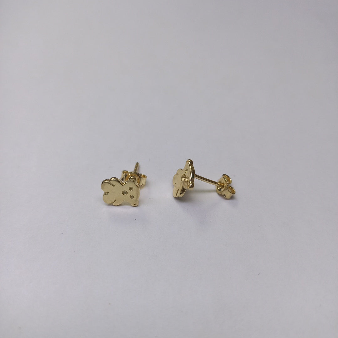 BROQUELES ORO 14K 1 (NUEVO)