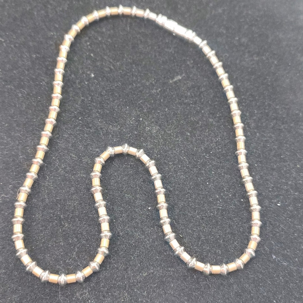 COLLAR ORO, ORO COMBINADO 14 K 26.1 GRMS (SEMINUEVO)