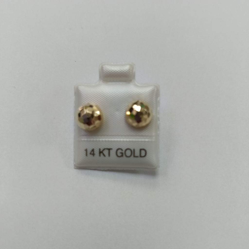 BROQUELES ORO 14K 1.2 (NUEVO)