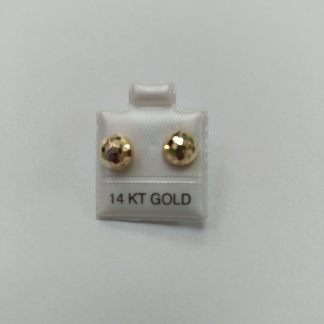 BROQUELES ORO 14K 1.2 (NUEVO)