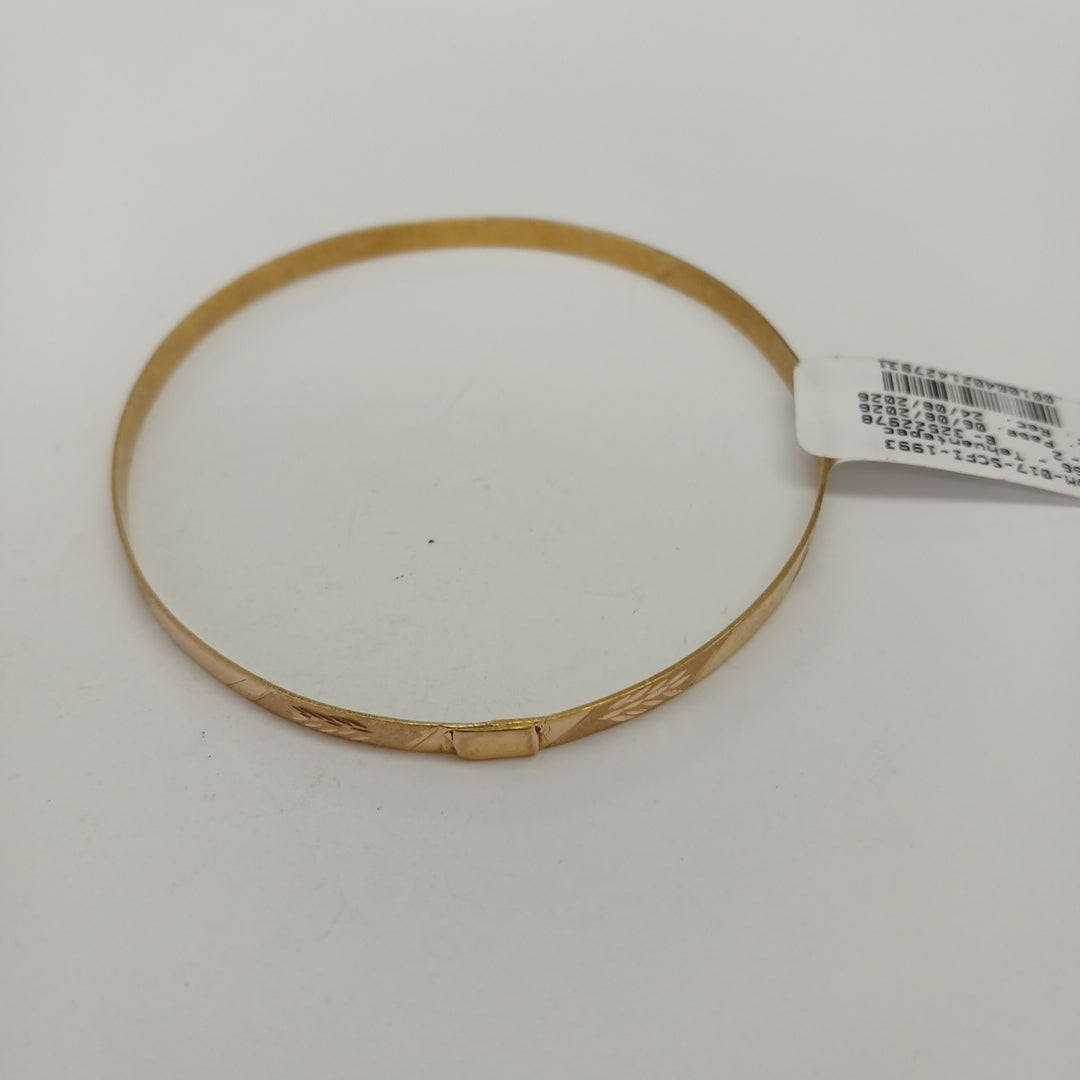 PULSERA RIGIDA ORO 10 K 5.2 GRMS (SEMINUEVO)