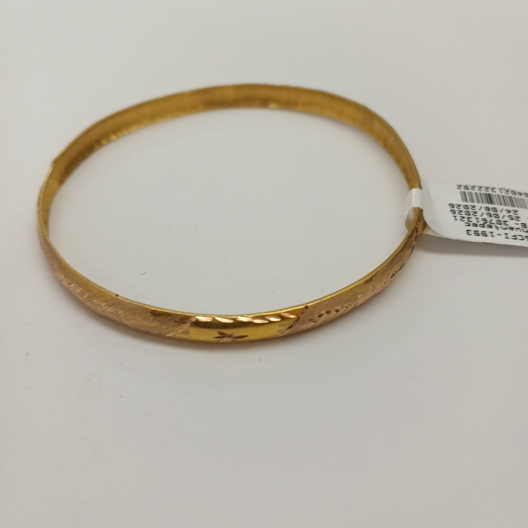 PULSERA RIGIDA ORO 10 K 5.3 GRMS (SEMINUEVO)