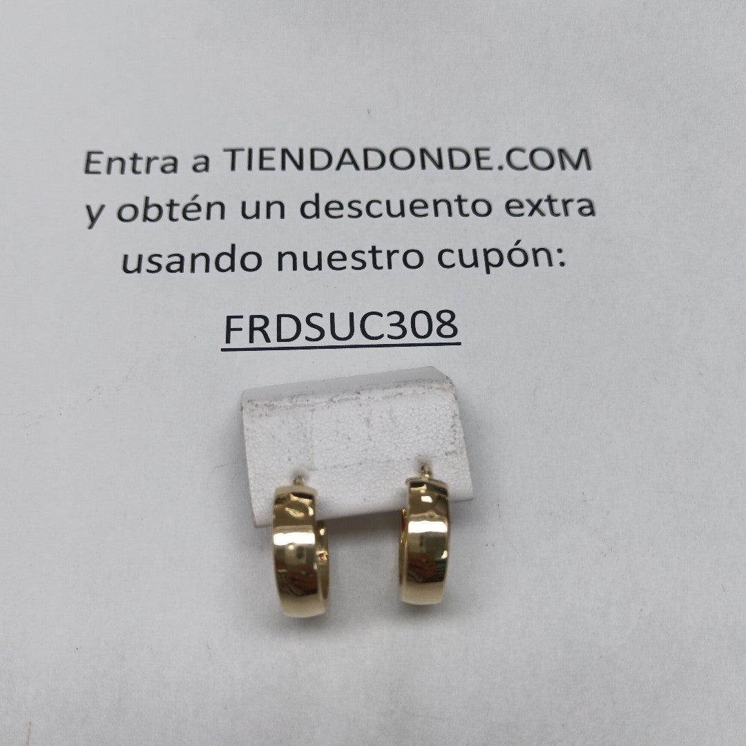ARRACADAS PAR ORO 14 K 1,90 GRMS (SEMINUEVO)