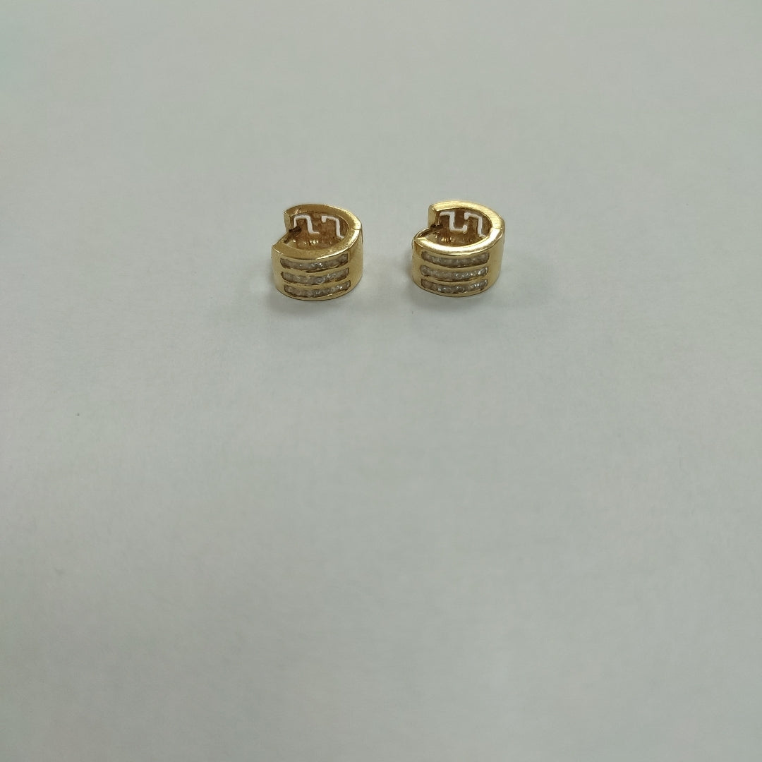 ARRACADAS PAR ORO 14 K 4.9 GRMS (SEMINUEVO)