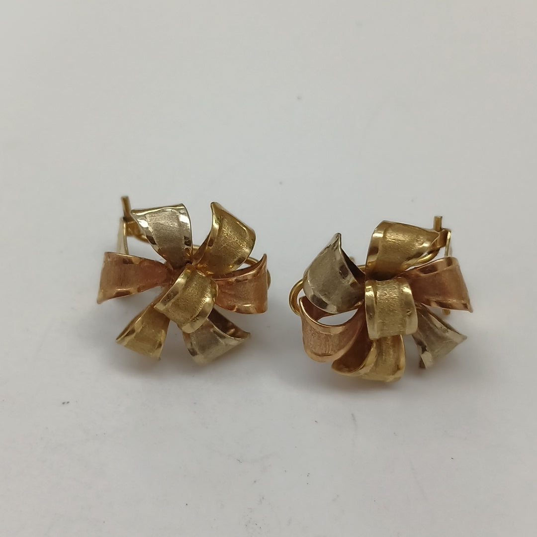 ARETES PAR ORO 14 K 4.6 GRMS (SEMINUEVO)