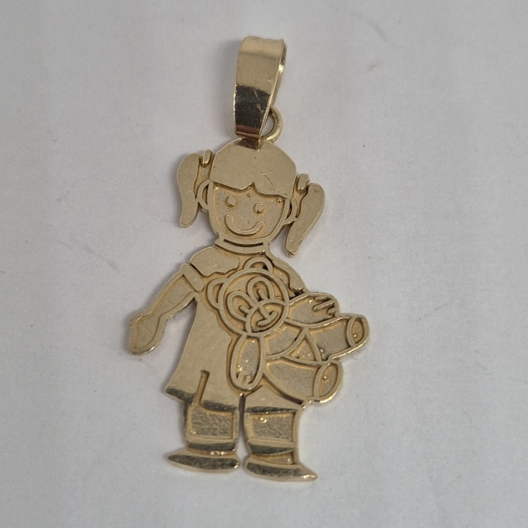 DIJE NIÑA 10K 1 GR (NUEVO)