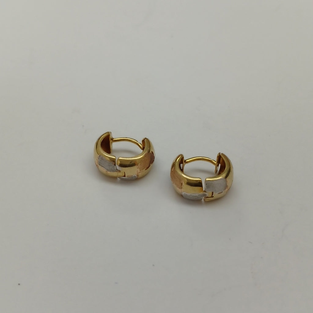 ARRACADAS PAR ORO 14 K 1.6 GRMS (SEMINUEVO)