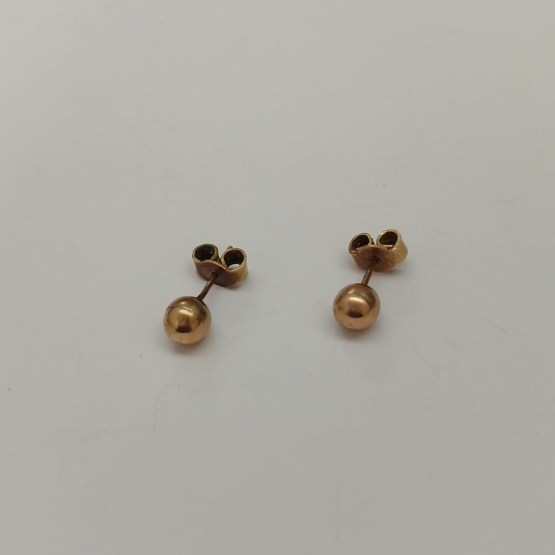 ARETES PAR ORO 8 K 0.9 GRMS (SEMINUEVO)