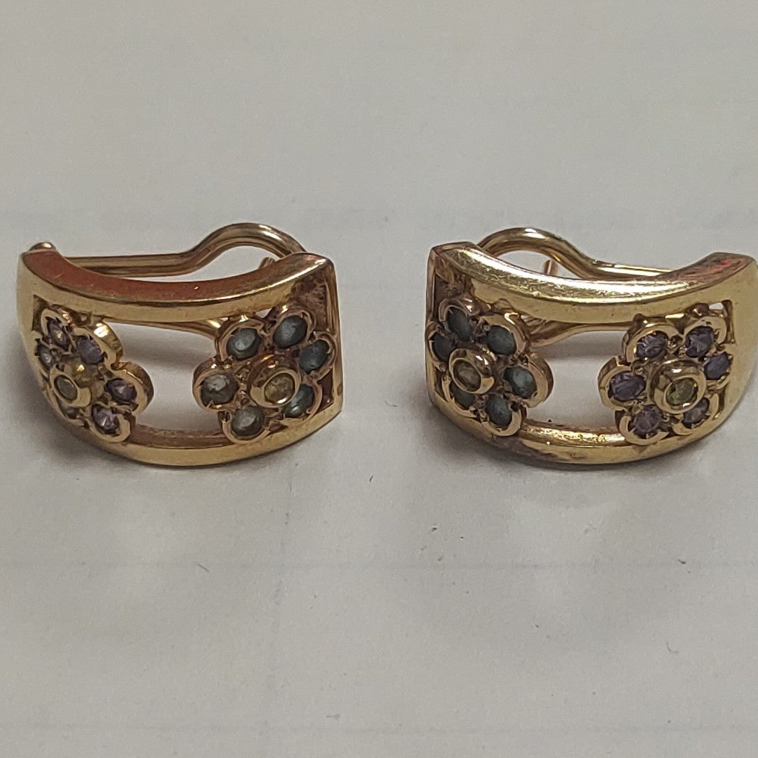 ARETES PAR ORO 18 K 9,80 GRMS (SEMINUEVO)