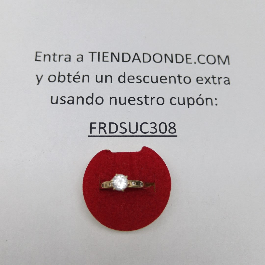 SOLITARIO ORO 14 K 2.2 GRMS (SEMINUEVO)