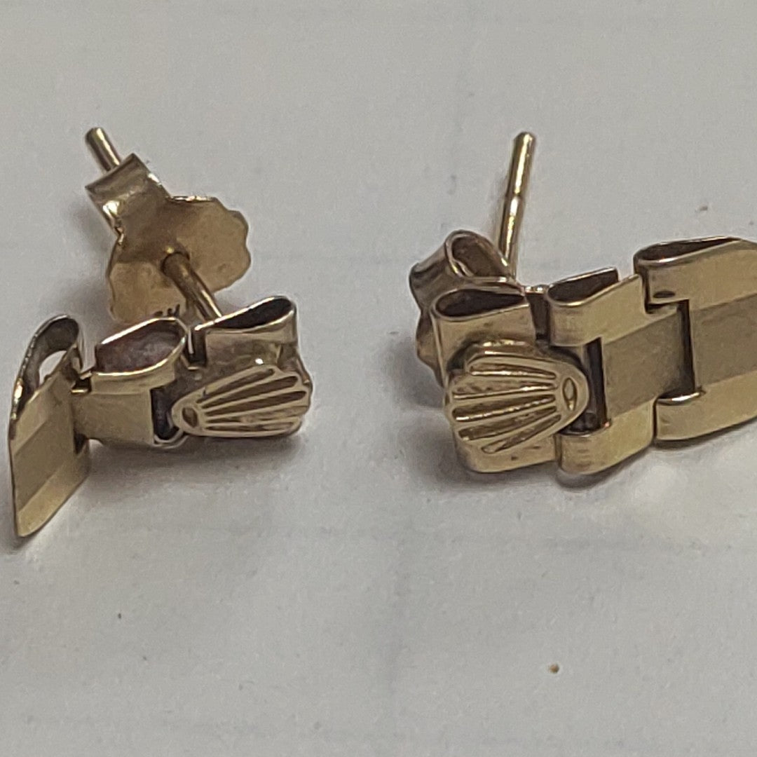 ARETES PAR ORO 14 K 1.1 GRMS (SEMINUEVO)