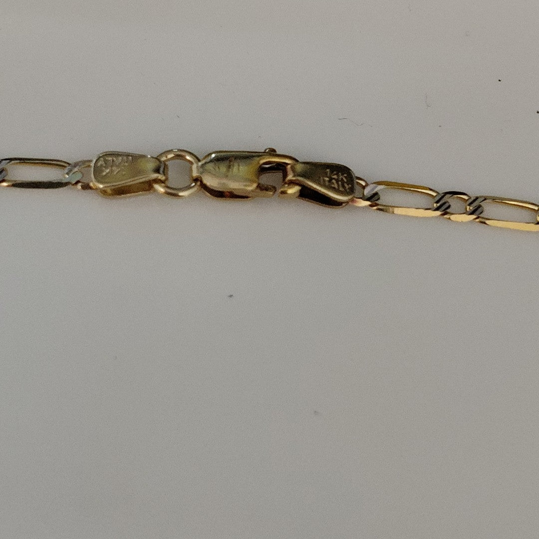 CADENA ORO, RODIADO 14 K 4.1 GRMS (SEMINUEVO)