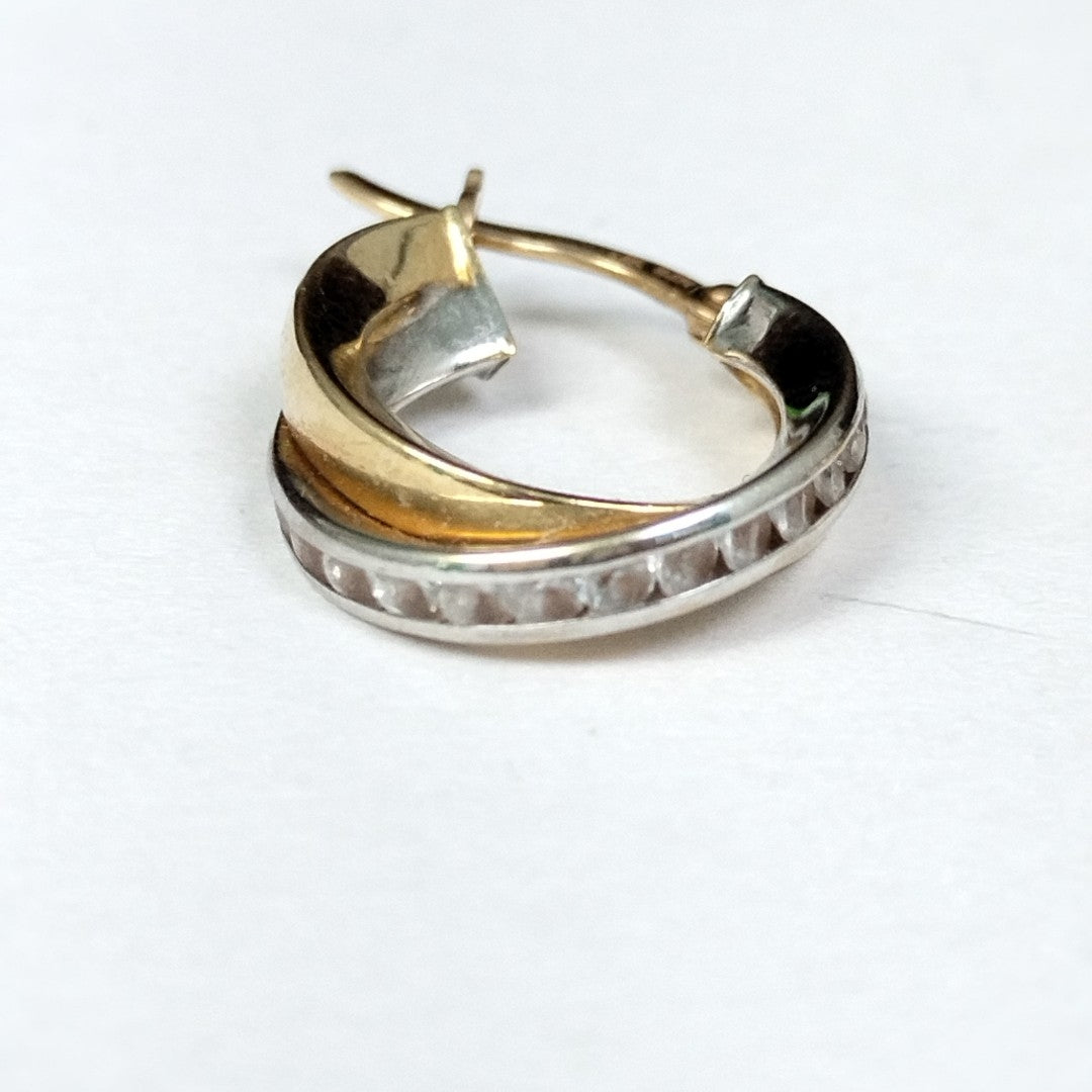 ARRACADAS PAR ORO 14 K 2.5 GRMS (SEMINUEVO)