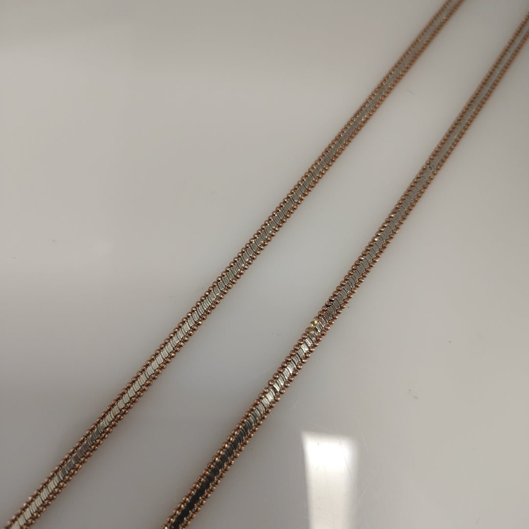 CADENA ORO,ORO COMBINADO 14 K 8,70 GRMS (SEMINUEVO)