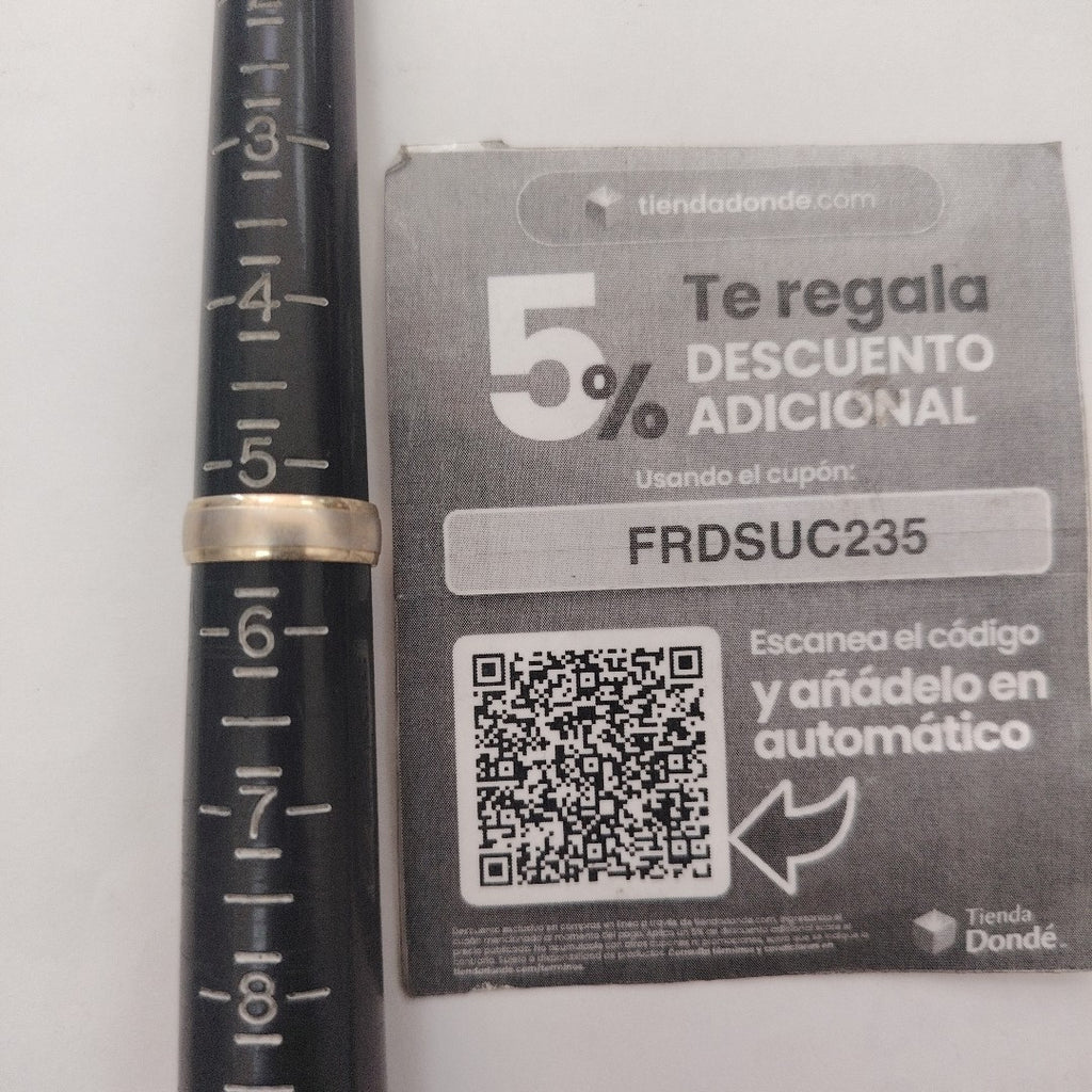 ARGOLLA ORO 14 K 2.1 GRMS (SEMINUEVO)