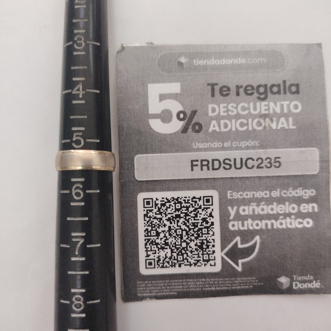 ARGOLLA ORO 14 K 2.1 GRMS (SEMINUEVO)