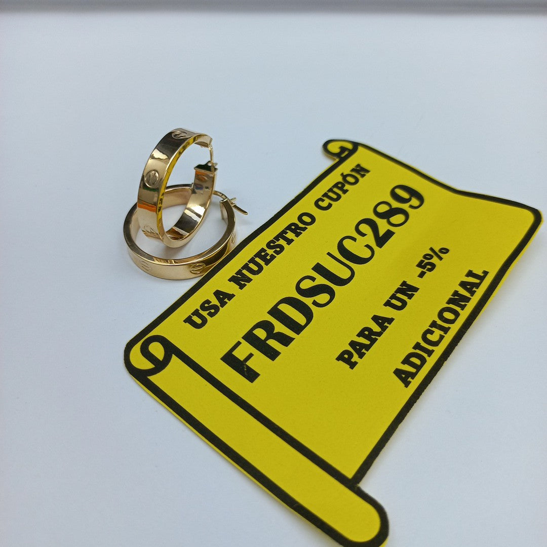 ARRACADAS ORO 14K 3 (NUEVO)