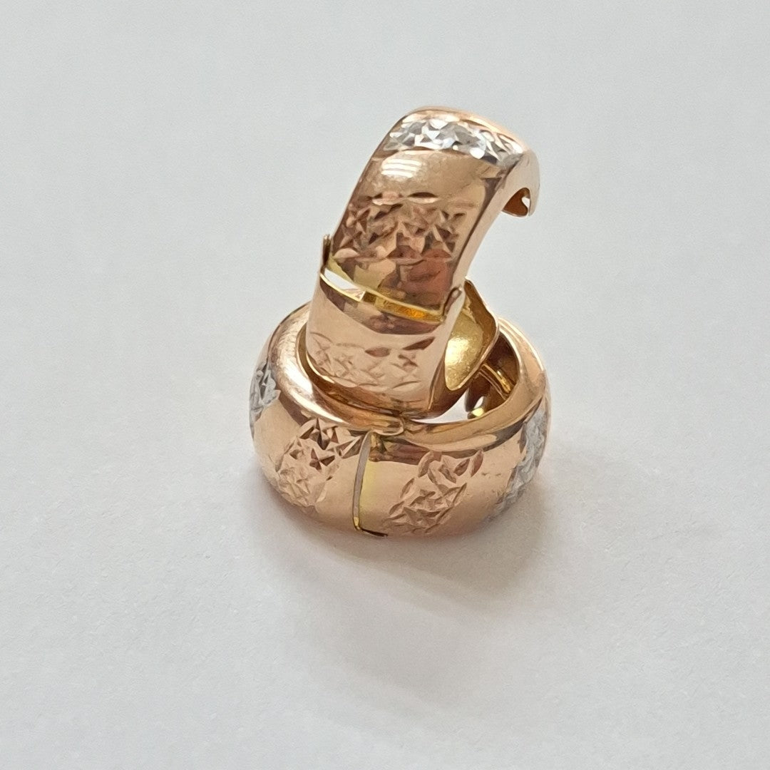 ARRACADAS PAR ORO 14 K 2 GRMS (SEMINUEVO)
