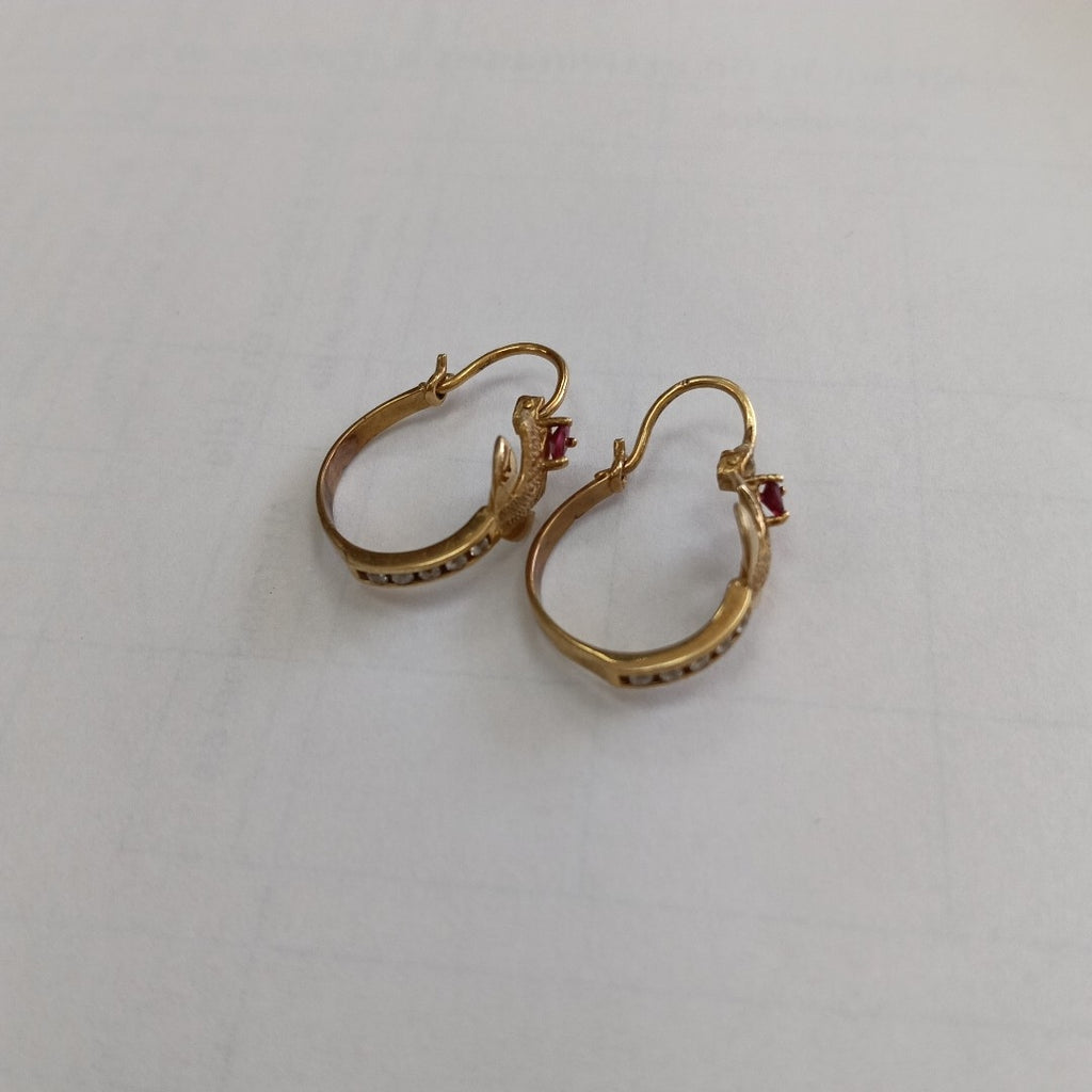 ARETES PAR, ARRACADAS PAR ORO 10 K 2.7 GRMS (SEMINUEVO)