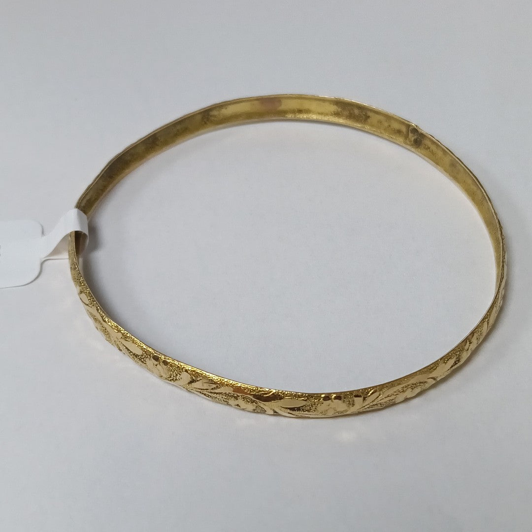 PULSERA RIGIDA ORO 18 K 8,10 GRMS (SEMINUEVO)