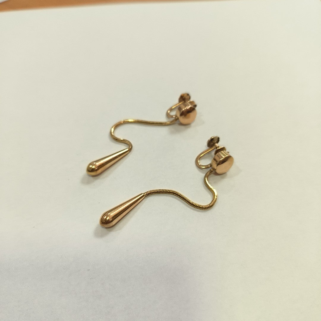 ARETES PAR ORO 14 K 9,00 GRMS (SEMINUEVO)