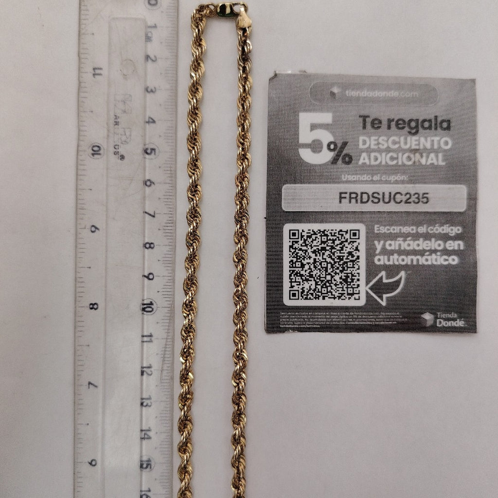 K1 9,10 GRMS 10 K ESPECIFICACIONES COMPLEMENTARIAS CADENA BROCHE ROTO (SEMINUEVO)