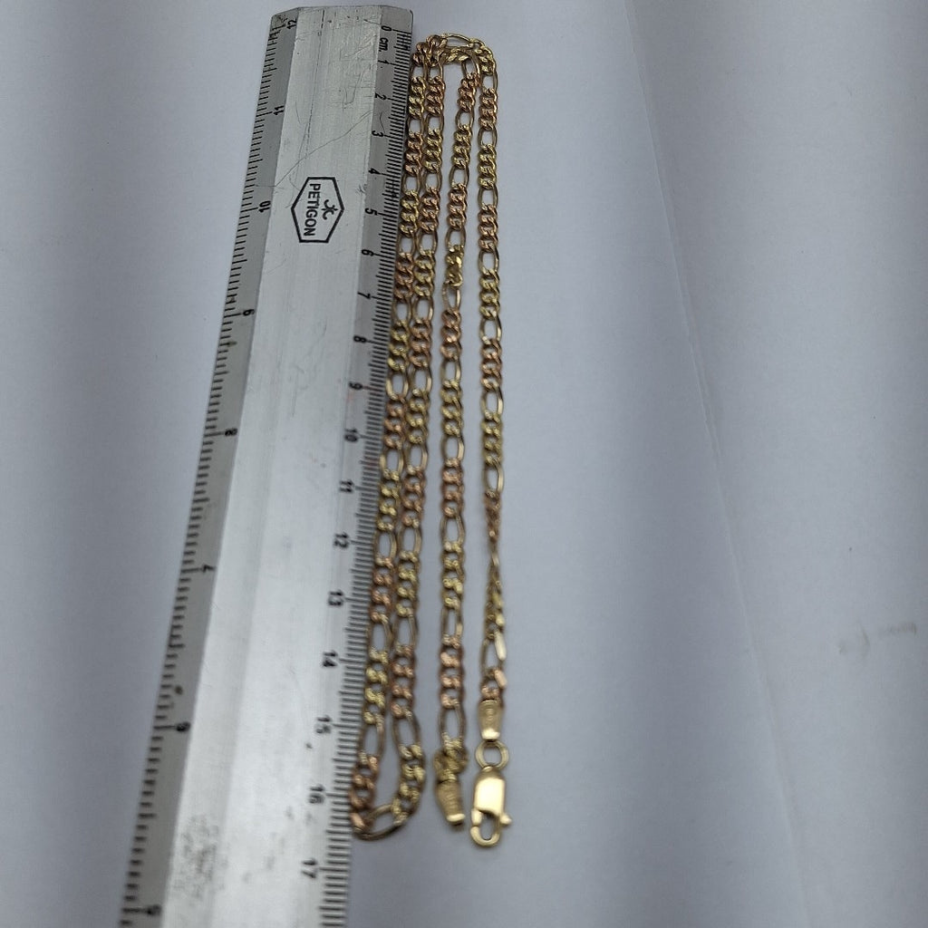 CADENA ORO, ORO COMBINADO 14 K 17.9 GRMS (SEMINUEVO)