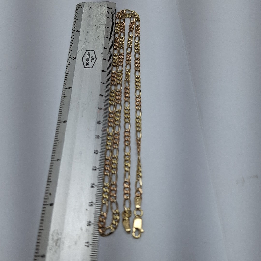 CADENA ORO, ORO COMBINADO 14 K 17.9 GRMS (SEMINUEVO)